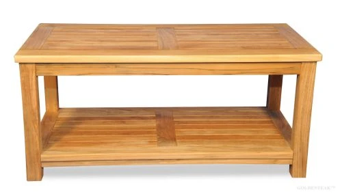 Teak Large Coffee Table, with shelf - Veranda Collection
