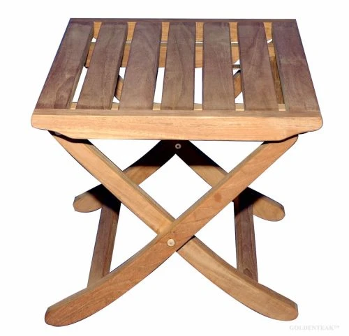 Teak End Table or Foot Stool 316F