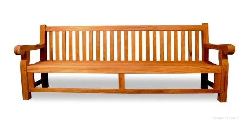 Hyde Park Estate Teak Bench 8 ft - Premium Teak