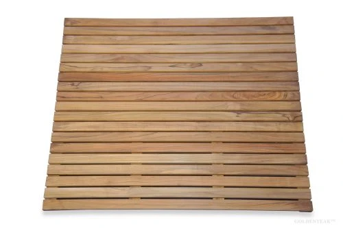 GOLDENTEAK® Premium Teak Bath & Shower Mat – 26
